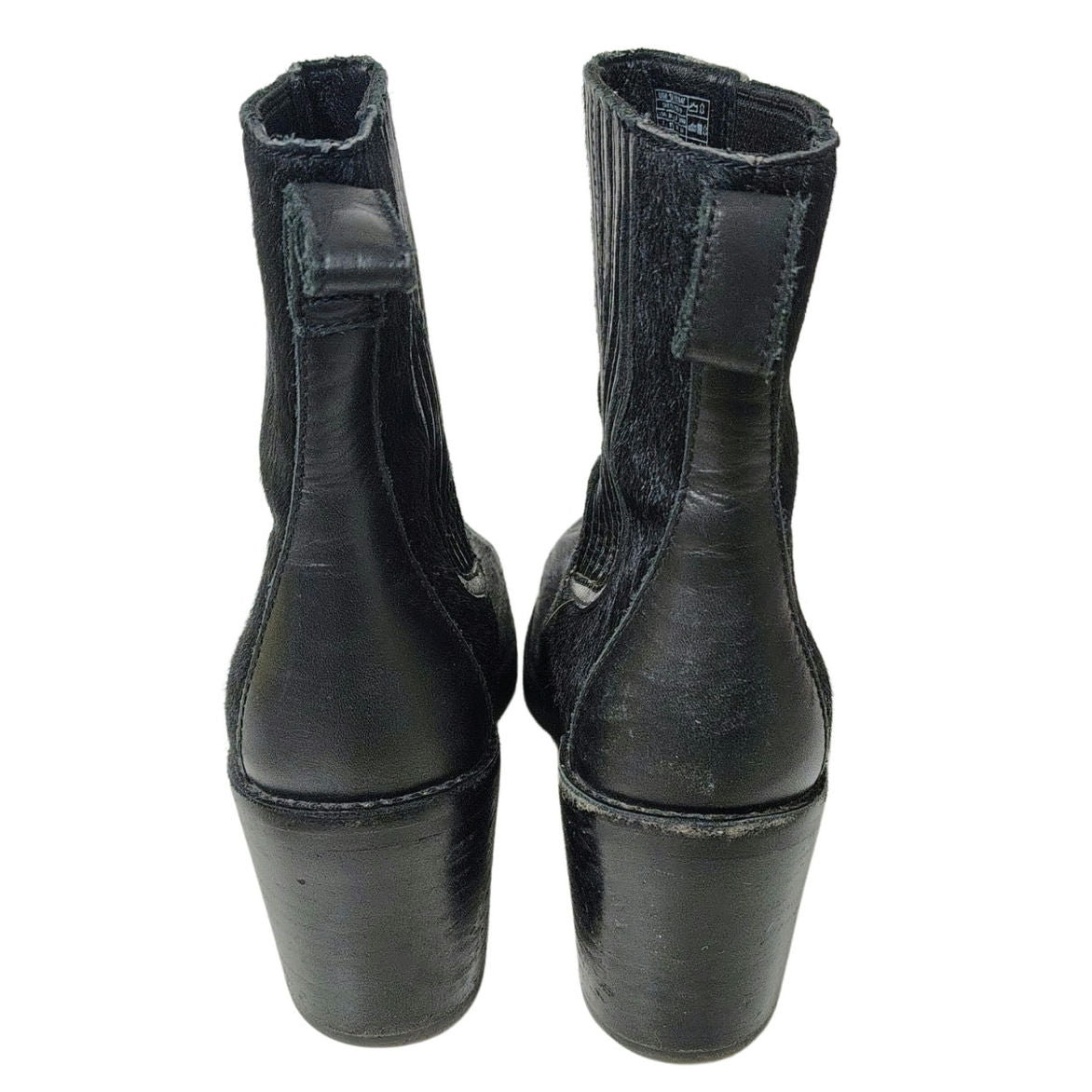 UGG Camden Exotic Calf Hair Leather High Heels Womens Ankle Boots Booties Size 7