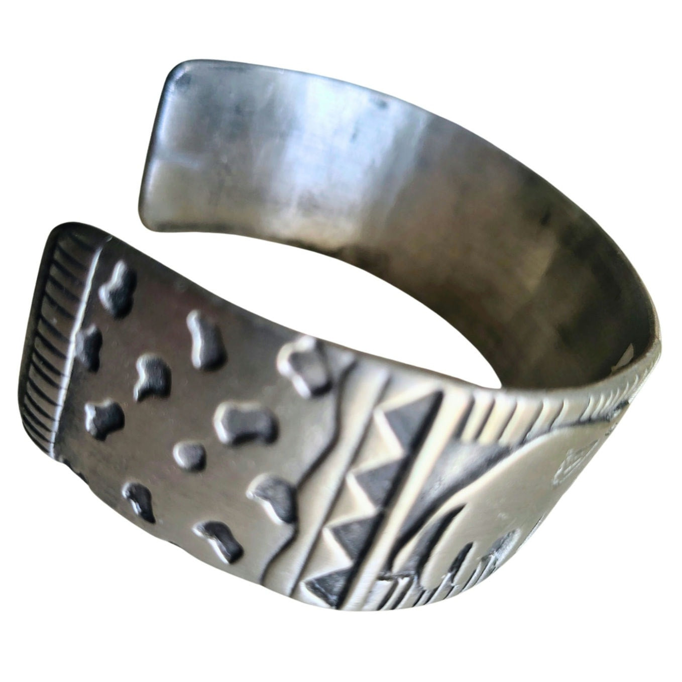 J B Hunt Wild Kingdom Cuff Bracelet Elephant Zebra Designer Vintage Wearable Art