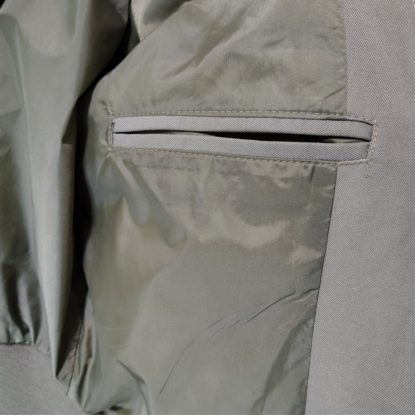 USMC Tanker Zip Up Bomber Jacket Neptune Garment Co. Epaulets Lined 36 Short