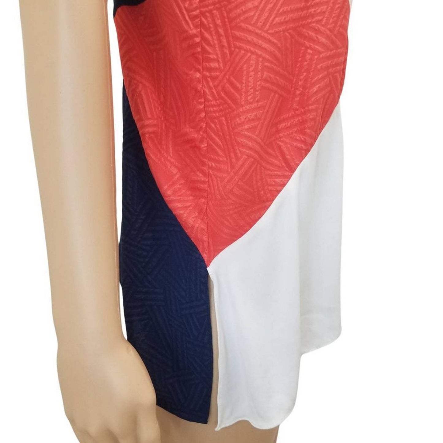 Diane Von Furstenberg Cream Black Pink Silk Spaghetti Strap Tank Top Size Medium