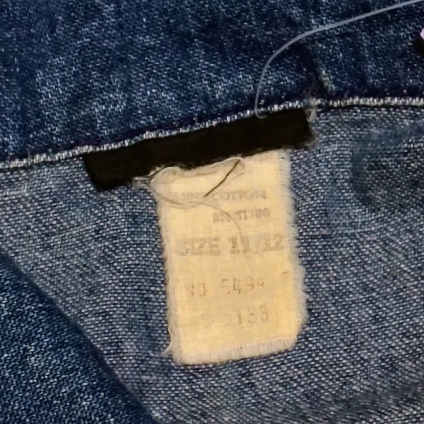 1970s Denim Wingtip Button Up Multiple Pockets Jacket Work Leisure Womens SZ 12