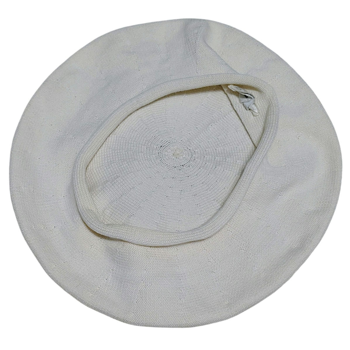 Cream Cotton Beret 10.5 Inch Diameter As seen on Mary Poppins Returns in Pink