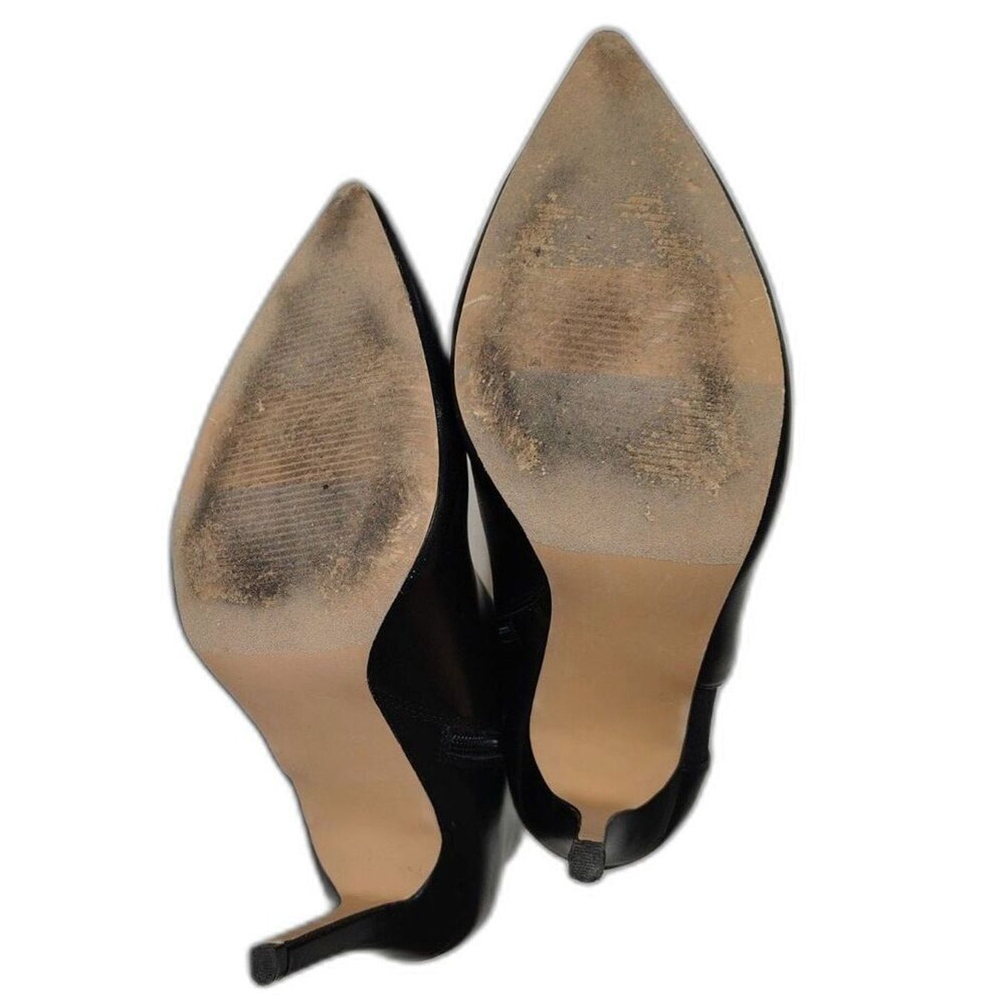 XOXO Nayeli Sleek Dress Booties Elastic Detail Heels 4" Pointy Toe Size 8.5