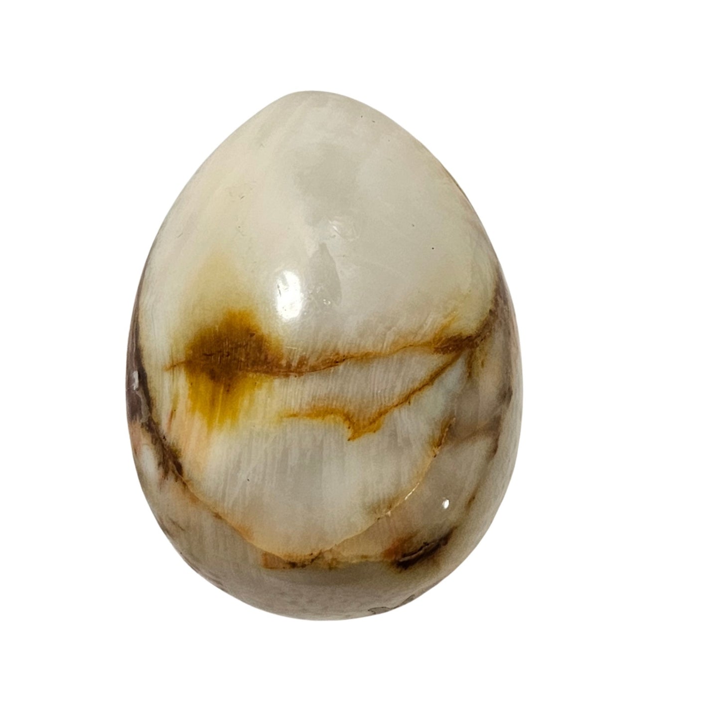 Solid Marble Polished Onyx Decorative Egg
