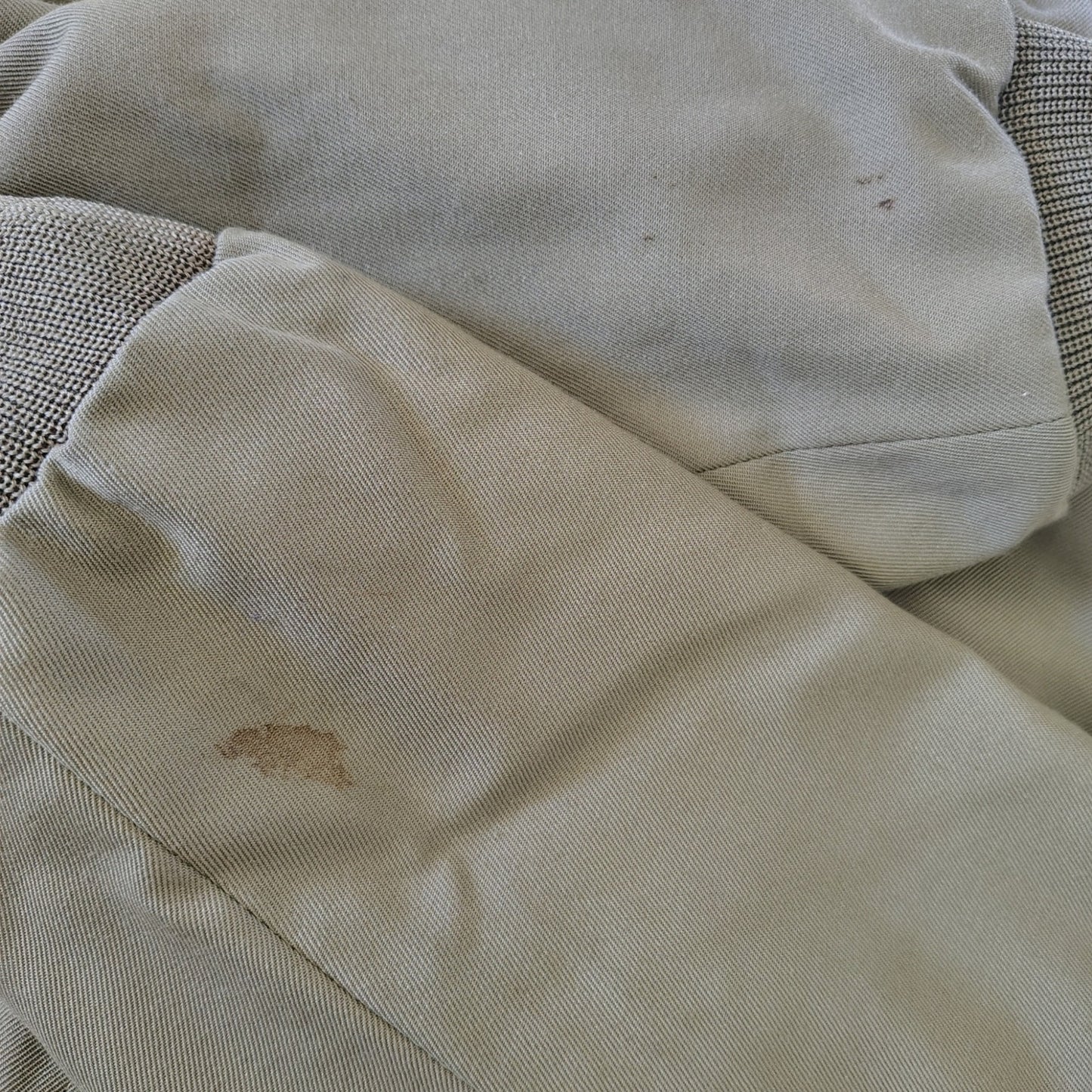 USMC Tanker Zip Up Bomber Jacket Neptune Garment Co. Epaulets Lined 36 Short