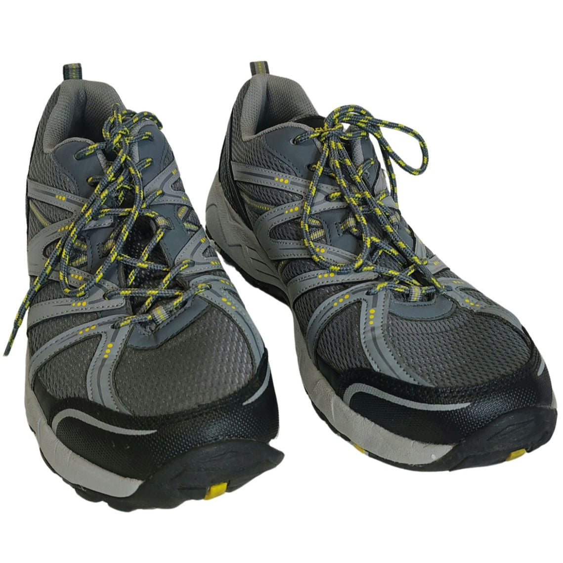 Denali Grey Mesh Lace Up Low Top Trail Hiking Running Athletic Shoes Size 13 Men