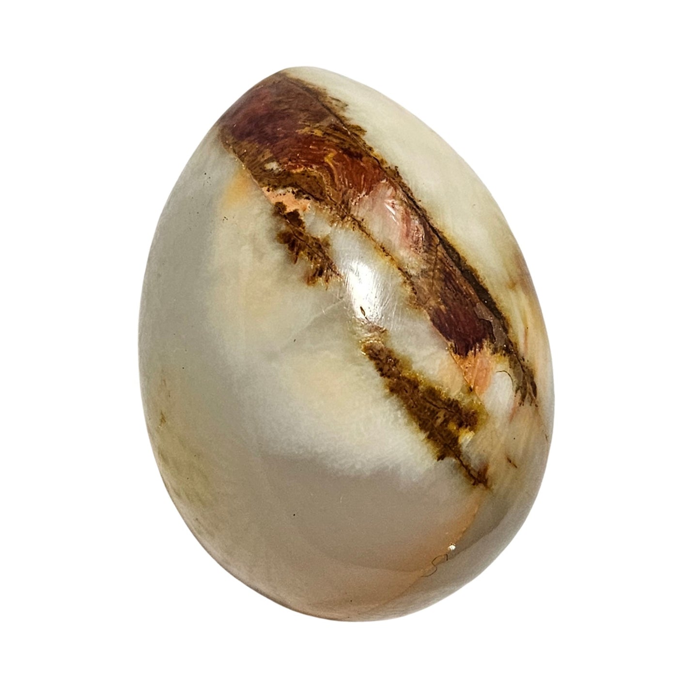 Solid Marble Polished Onyx Decorative Egg