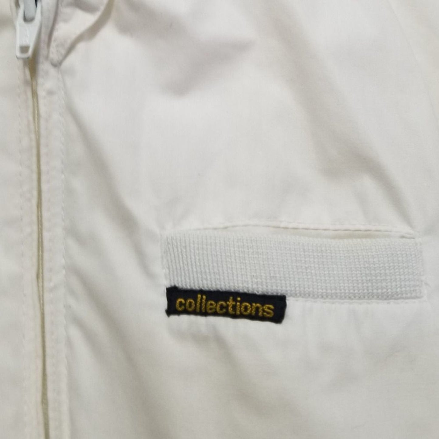 VINTAGE | RACER JACKET Montgomery Ward Collection Light Weight White Size Small