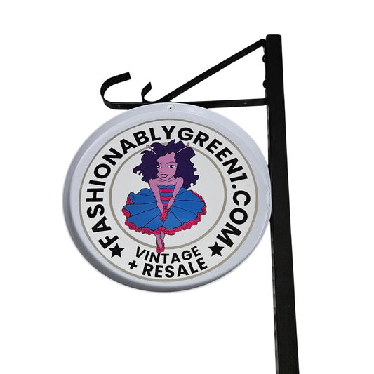 Indoor Hanging Two Sided Round Logo Marketing Signage Booth Festival Tent Signs