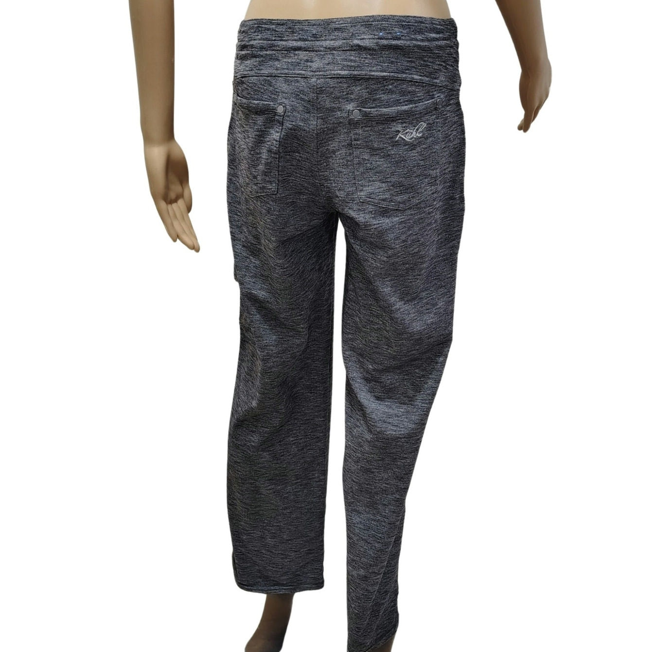 Kuhl Sweatpants Gray Cargo Drawstring Jogger Athletic Pants Pockets Size 8 Women