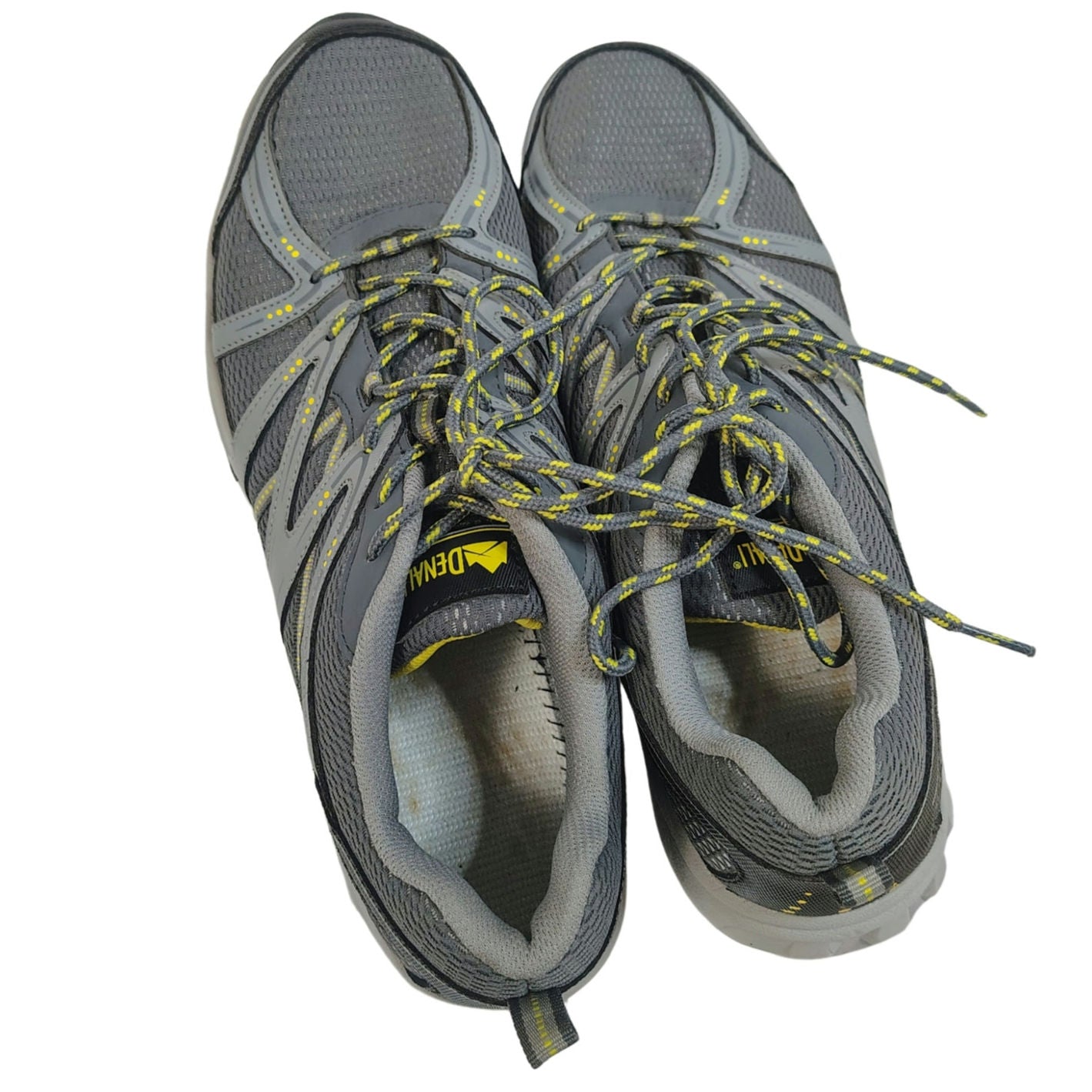Denali Grey Mesh Lace Up Low Top Trail Hiking Running Athletic Shoes Size 13 Men