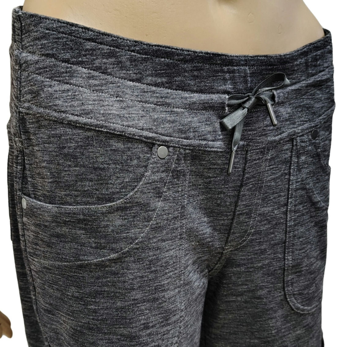 Kuhl Sweatpants Gray Cargo Drawstring Jogger Athletic Pants Pockets Size 8 Women