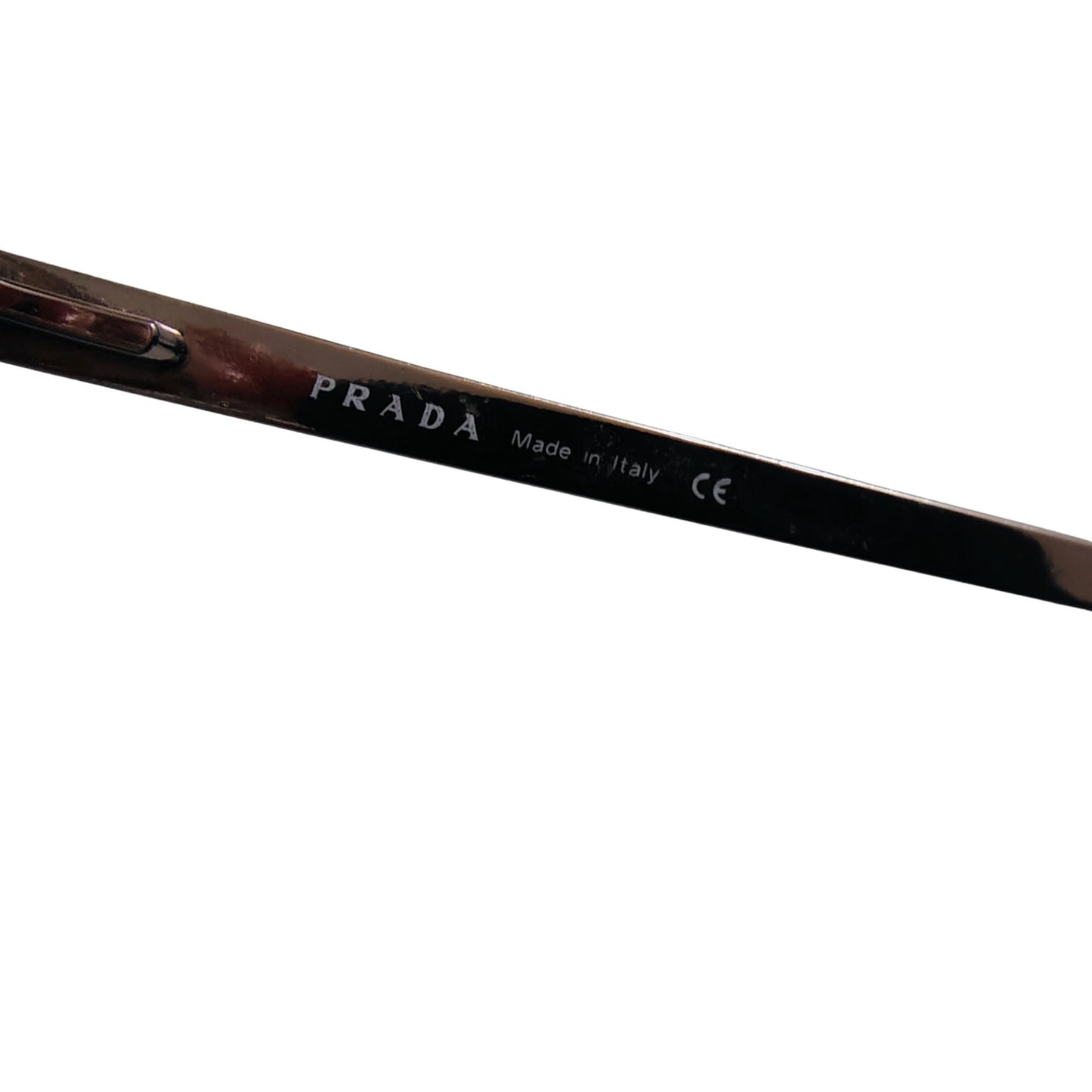 PRADA Sleek Fit Eye Glasses Specs VPR 66F 51017 3Bh-101 135 Gold Rimmed Frames