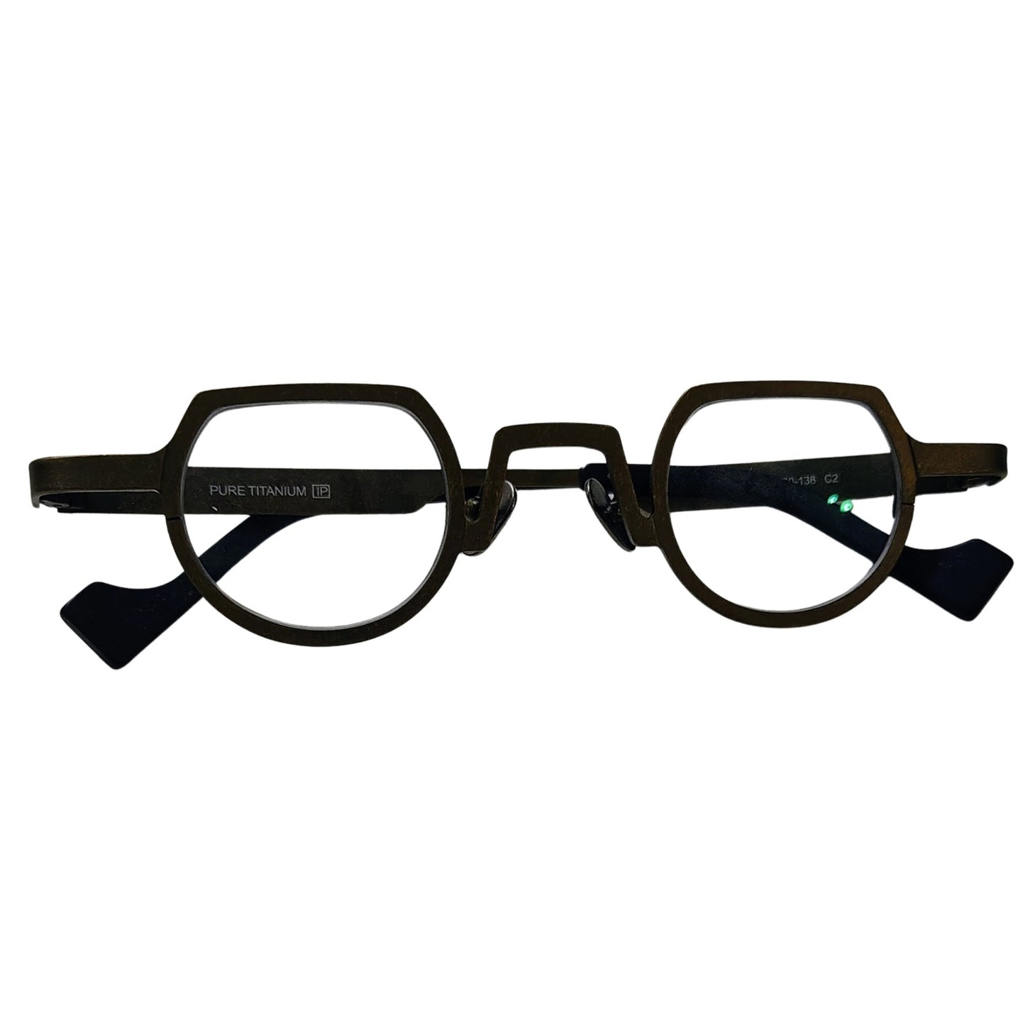Bradford | Titanium Lightweight Shield Shaped Eyeglasses Unisex Glasses Retro Design