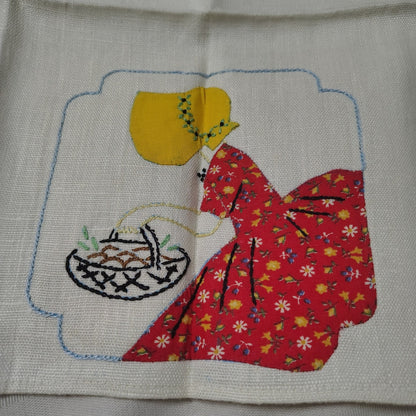 40s 50s Pure Linen Tea Towels Unused Pure Linen French Tea Towels Kitchen Towels