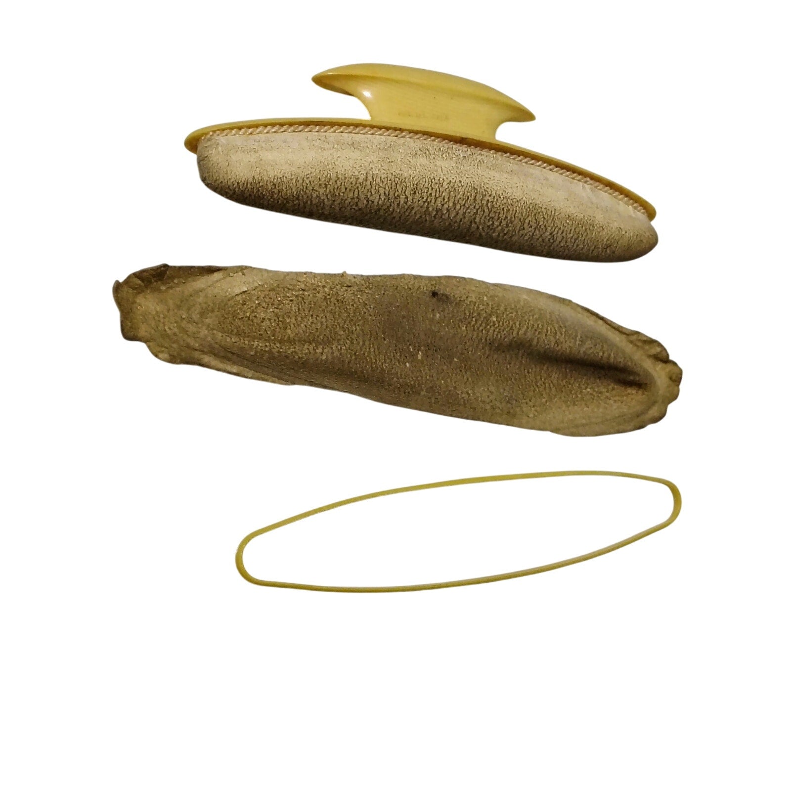 1900-1920 Tooled Leather Floral Celluloid 11 Pc Manicure Set Travel Case [Antique]