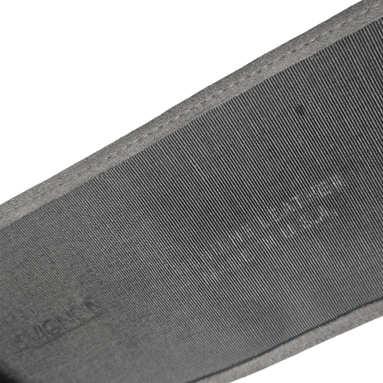 Avignon Genuine Leather Gray Suede Wide Cinching Belt Gold Pull Through Buckle [Vintage]