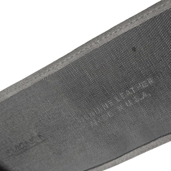 Avignon Genuine Leather Gray Suede Wide Cinching Belt Gold Pull Through Buckle [Vintage]