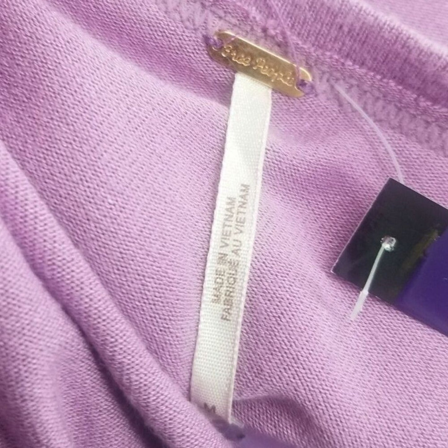 Loose fit Plum Lilac Wide Fit Baby Doll Top Box Cut Long Sleeves Med Free People