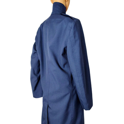 Vietnam US Air Force Overcoat 35 Long Blue 1549 Wool 13 oz Trench Coat [Vintage]
