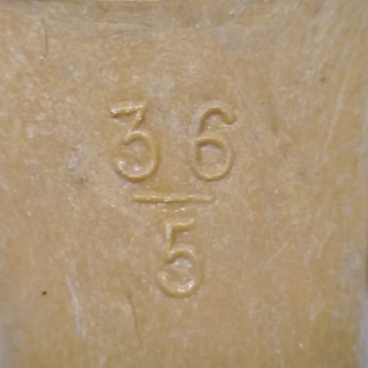 1970s Candies Style Faux Wood Heels Black Leather Pumps US 5 EUR 36 [Vintage]