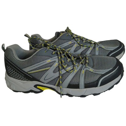 Denali Grey Mesh Lace Up Low Top Trail Hiking Running Athletic Shoes Size 13 Men