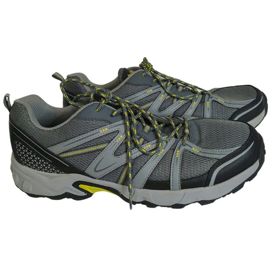 Denali Grey Mesh Lace Up Low Top Trail Hiking Running Athletic Shoes Size 13 Men