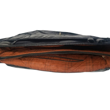 MC Marc Chantal Leather Patchwork Briefcase 1.5" x 12" [Vintage]
