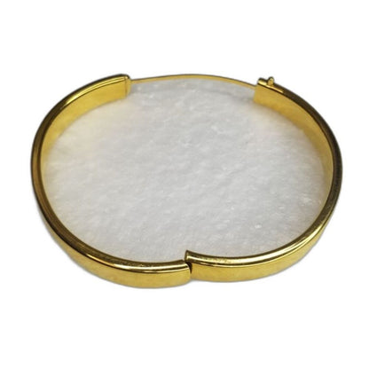 NAPIER Smooth Hollow Gold Filled Bangle Bracelet Hidden Closure [ESTATE JEWELRY]