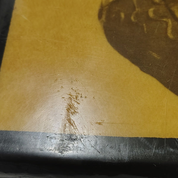 1970s Marilyn Monroe (1953 Image) Lacquered Wooden Plaque 14 7/8 Inch x 12 Inch