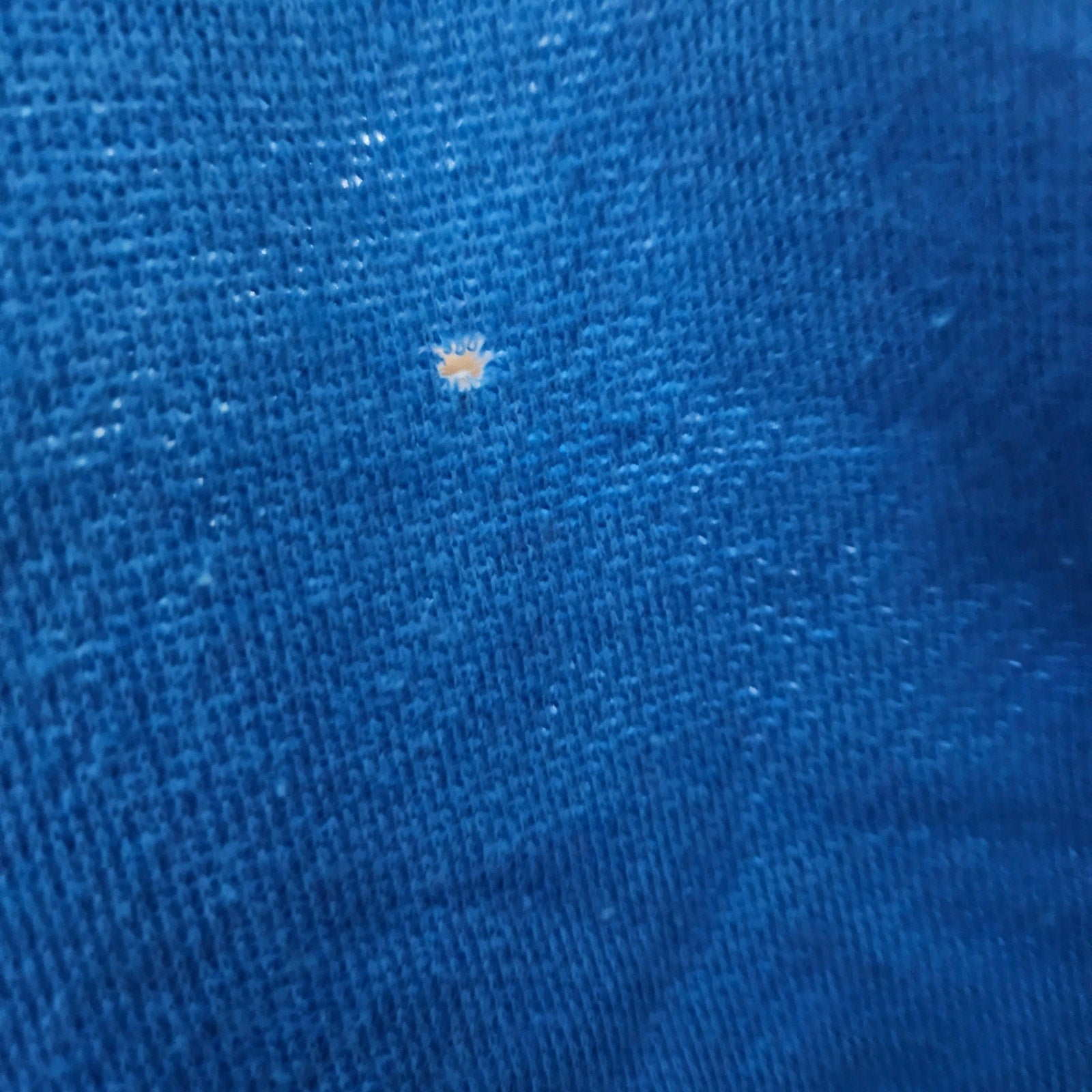 1970s Electric Blue Shaggy Full Length Robe Matching Belt Teddy Bear Fleece