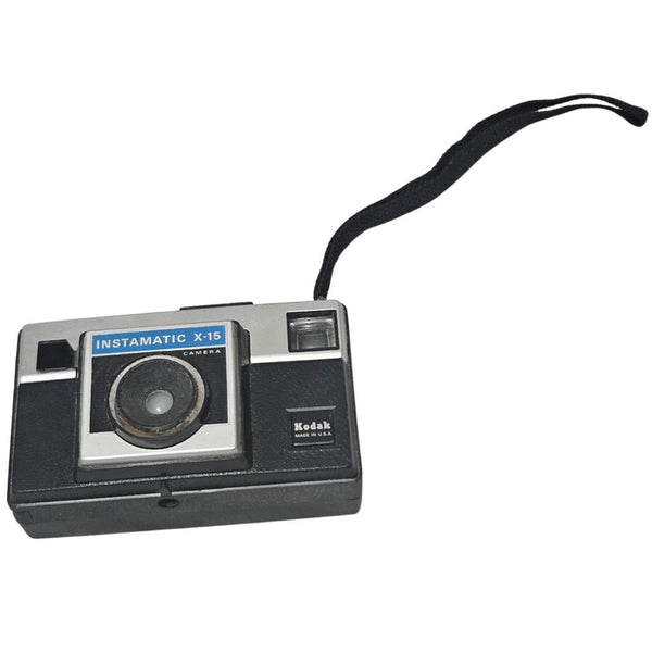 1970s Kodak Instamatic X-25 Point and Shoot Film Black Camera