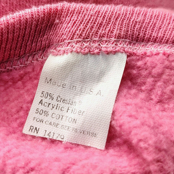 1990s Pink Sleeveless Top Open Sides Sweatshirt Size Small Womens [Vintage]