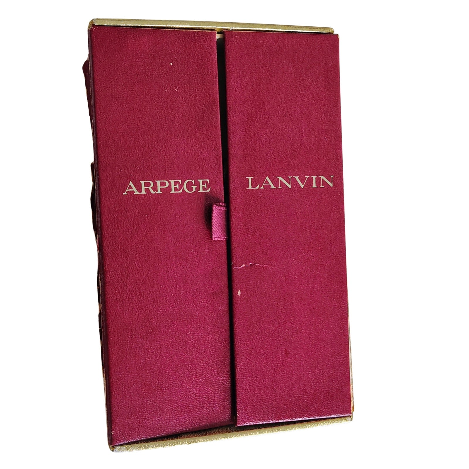 60s Arpege Lanvin 2oz Eau De Lanvin  Atomizer Miniature Pump Box Set Dead Stock [Vintage]