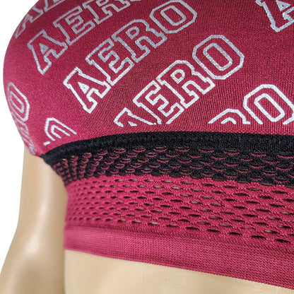 Burgundy Comfy Cool Aeropostale Removable Cups Sports Bra Size Medium Juniors