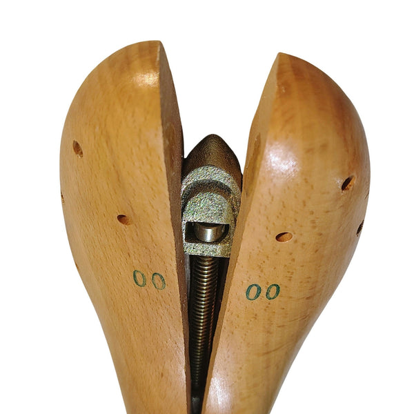 Professional Adjustable Wooden Shoe Stretcher Cobbler Tools by Star Size 00 [Vintage]