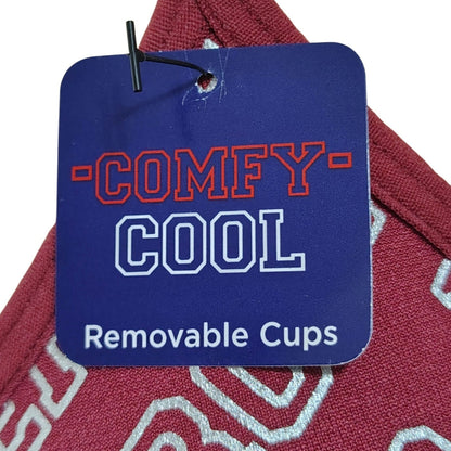 Burgundy Comfy Cool Aeropostale Removable Cups Sports Bra Size Medium Juniors
