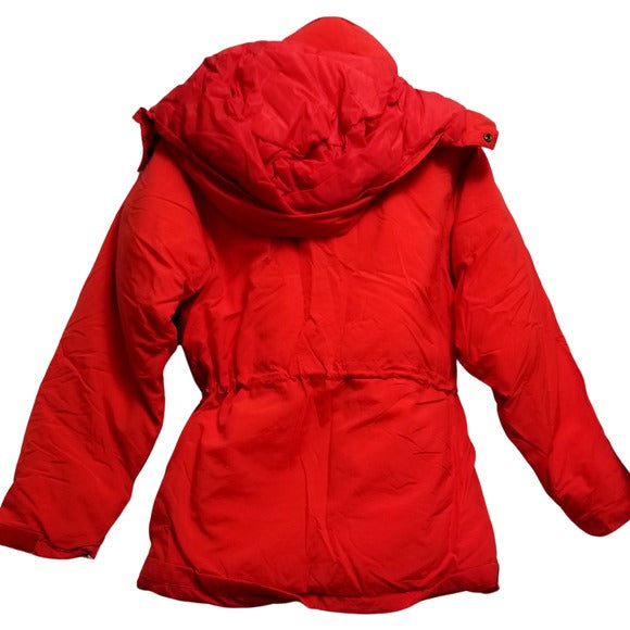 GOOSE Down 80s VINTAGE CABELA'S Red Puffer Winter Coat Size Small [VINTAGE]