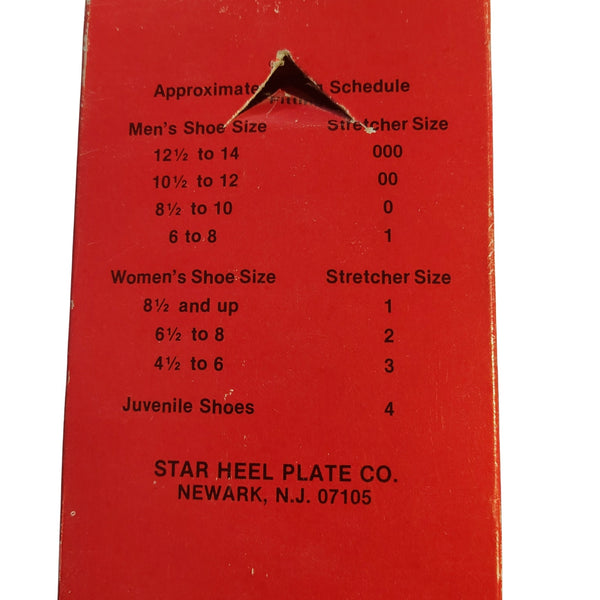 Professional Adjustable Wooden Shoe Stretcher Cobbler Tools by Star Size 00 [Vintage]