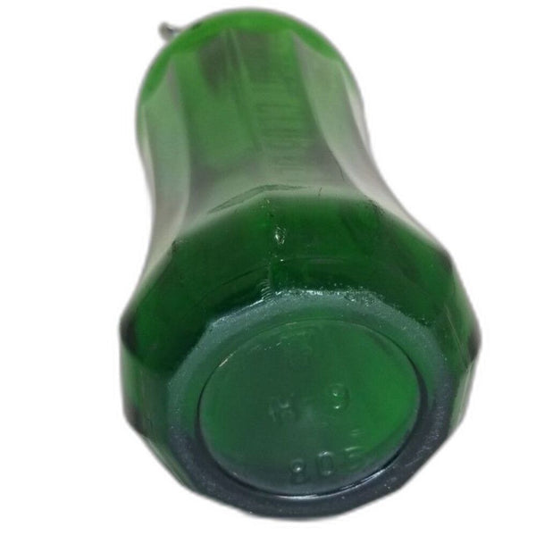 Antique Chrome Green Kauffman Beverage Co Soda Spray Seltzer Siphon Bottle 1900s