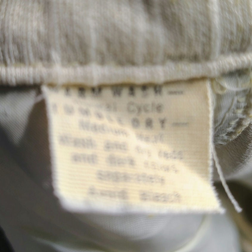 70s Lee Riders Beige Pearl Snap Western Light Weight Jacket Button Up Shirt Shacket Size Medium [Vintage]