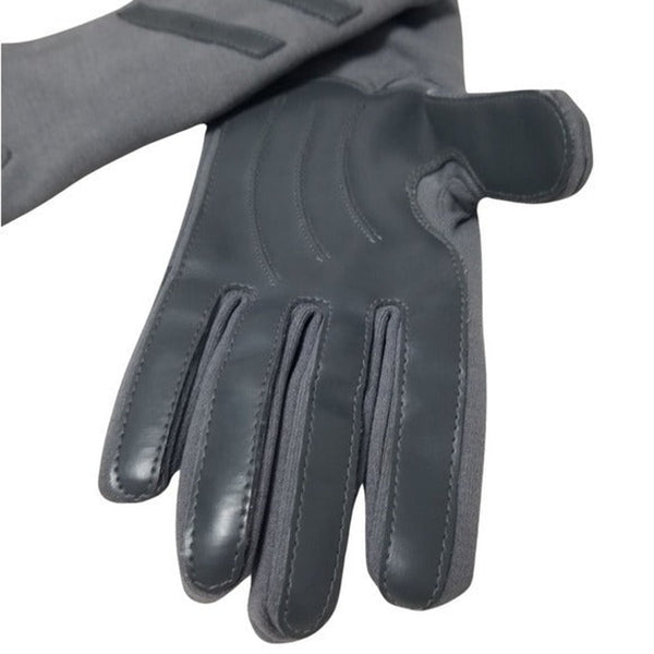 1990s Gray Riding Stretchable Gloves Vinyl One Size Fits All [Vintage]