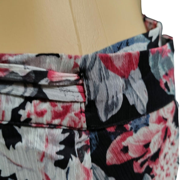 Romantic Lilies Sheer Wrap Chiffon Midi Skirt by Vince Camuto Size 2 [New without tags]