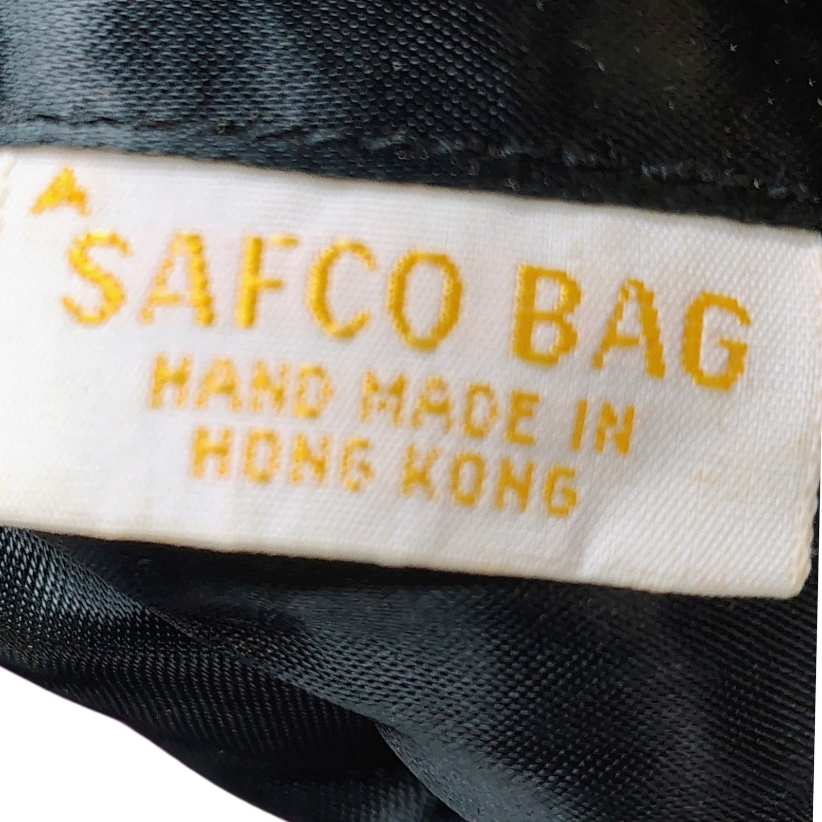 1960s Black Beaded Evening Bag Kiss Closure Handbag Gold Metal Top Handle Purse [Vintage]