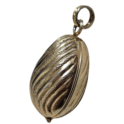 1968 Avon "Golden Charmer" Glacé Wax Perfume Case Pendant "Empty" Vintage