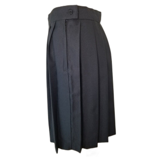 Black Pleated Skirt Adjustable Waist French Toast Size 10 Girls New With Tags