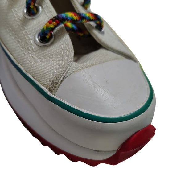 Converse Run Star Hike Hi Platform PRIDE Rainbow Sneakers Size 8 Women 6.5 Mens