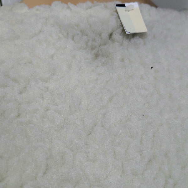 60s Indigo Blue Denim Western Sherpa Vest Seams Brass Snaps Closure Pockets SZ M