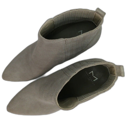 Marc Fisher Alva Taupe Suede Pull On Bootie Ankle Height Pointed Toe Size 8.5