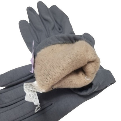 1990s Gray Riding Stretchable Gloves Vinyl One Size Fits All [Vintage]